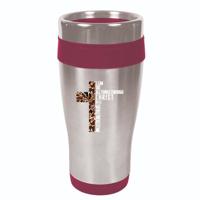 I Can Do All Things Through Christ Who Strengthens Me 16oz Travel Tumbler