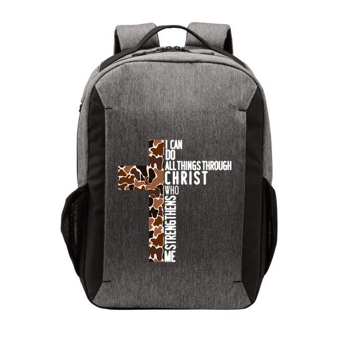 I Can Do All Things Through Christ Who Strengthens Me Vector Backpack