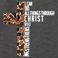 I Can Do All Things Through Christ Who Strengthens Me Vector Backpack