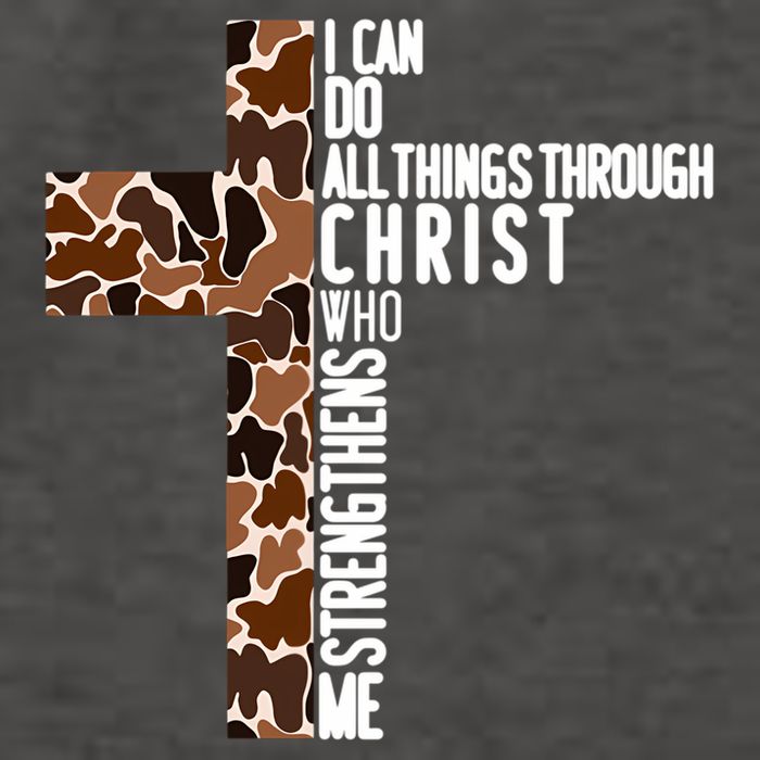 I Can Do All Things Through Christ Who Strengthens Me Vector Backpack