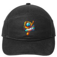 Ice Cream Shoes Drip Baseball Stuff 7-Panel Snapback Hat