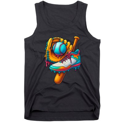 Ice Cream Shoes Drip Baseball Stuff Tank Top