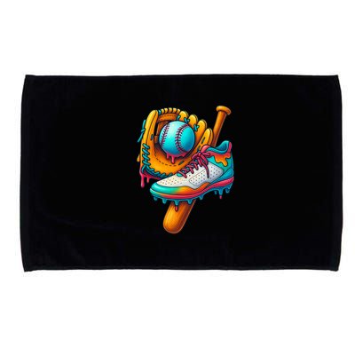 Ice Cream Shoes Drip Baseball Stuff Microfiber Hand Towel