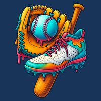 Ice Cream Shoes Drip Baseball Stuff Infant Baby Jersey Bodysuit