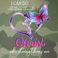 I Can Do All Things Through Christ Butterfly Art Easter Day Happy Quotes Legacy Tie Dye Trucker Hat