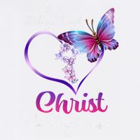 I Can Do All Things Through Christ Butterfly Art Easter Day Happy Quotes Garment-Dyed Sweatshirt