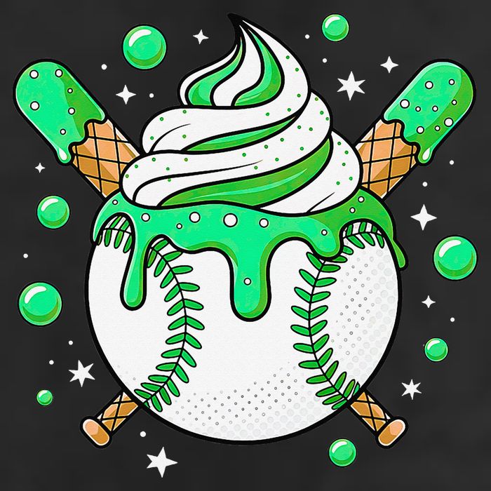 Ice Cream Drip Baseball Stuff Stuff Baseball Adult Drive Performance Visor