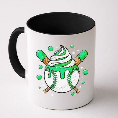 Ice Cream Drip Baseball Stuff Stuff Baseball Mug