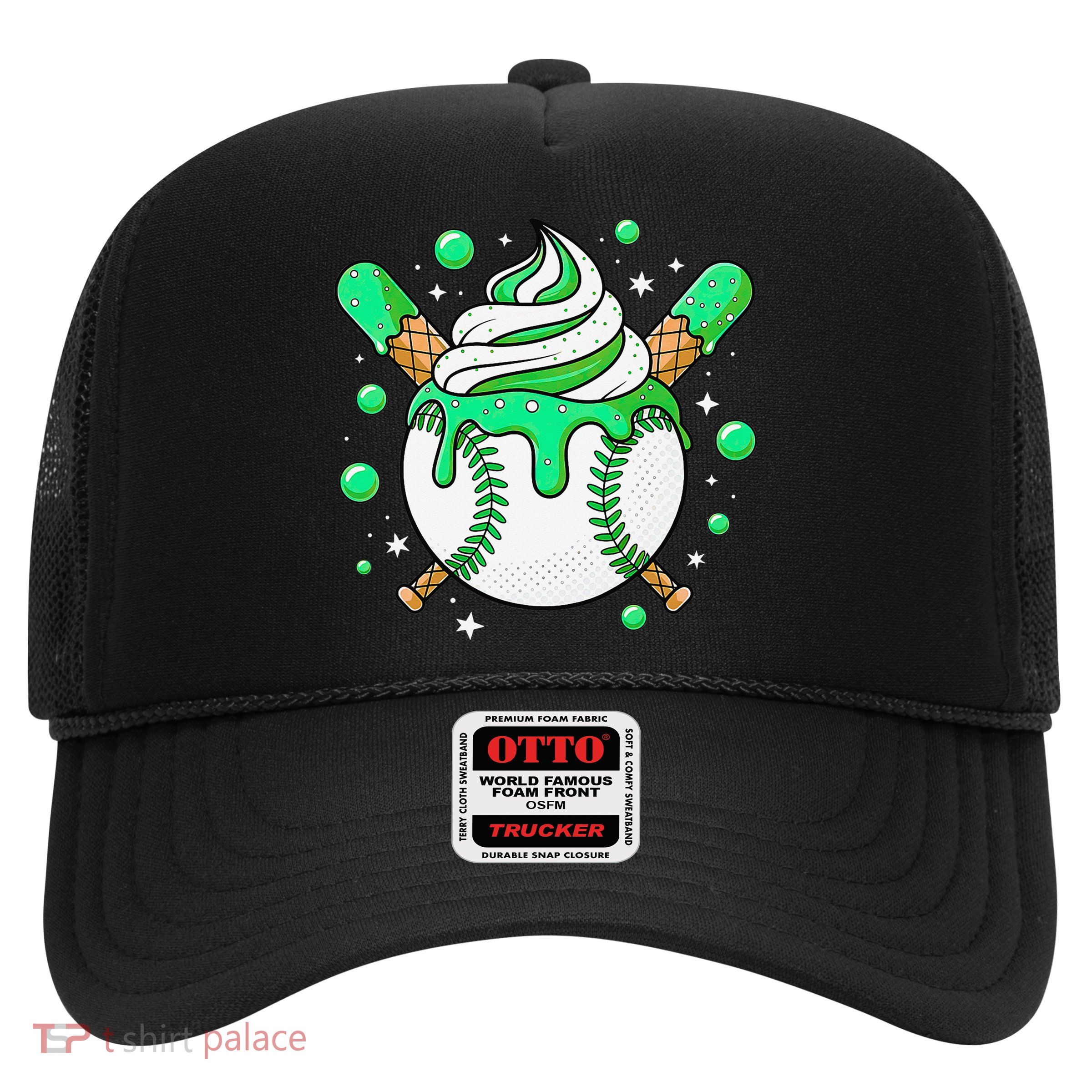 Ice Cream Drip Baseball Stuff Stuff Baseball Trucker Hat