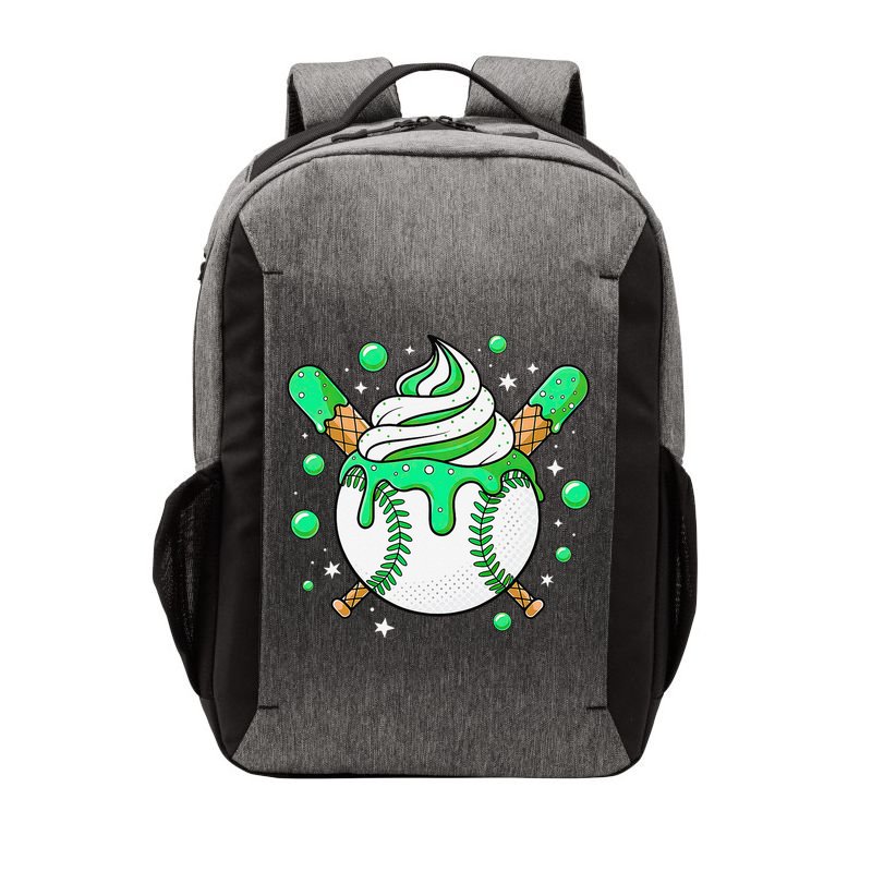 Ice Cream Drip Baseball Stuff Stuff Baseball Vector Backpack