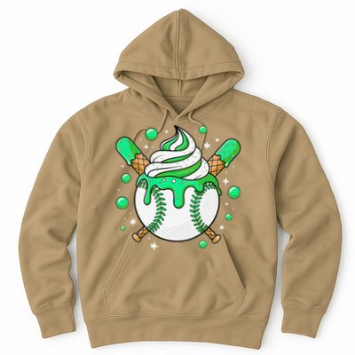 Ice Cream Drip Baseball Stuff Stuff Baseball Hoodie