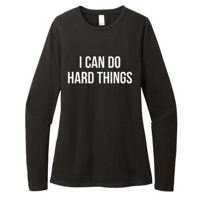 I Can Do Hard Things Womens CVC Long Sleeve Shirt