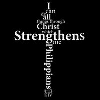 I Can Do All Things Through Christ Who Strengthens Me Cross Gift Backpack