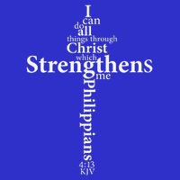 I Can Do All Things Through Christ Who Strengthens Me Cross Gift 16 in Basic Backpack