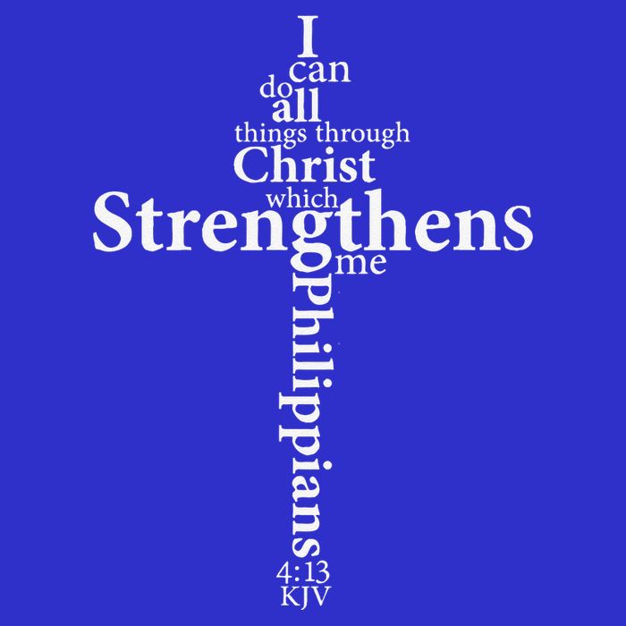 I Can Do All Things Through Christ Who Strengthens Me Cross Gift Toddler T-Shirt