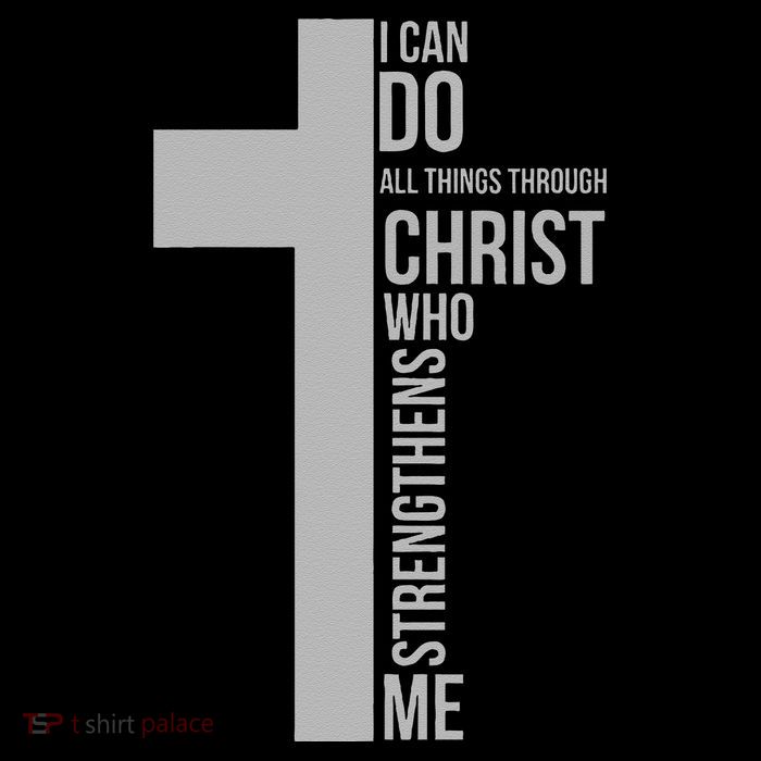 I Can Do All Things Through Christ Who Strengthens Me Cross Bucket Hat
