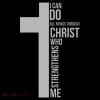I Can Do All Things Through Christ Who Strengthens Me Cross Cooling Performance Long Sleeve Crew