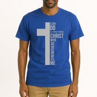 I Can Do All Things Through Christ Who Strengthens Me Cross Tall T-Shirt