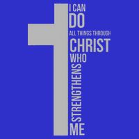 I Can Do All Things Through Christ Who Strengthens Me Cross 16 in Basic Backpack