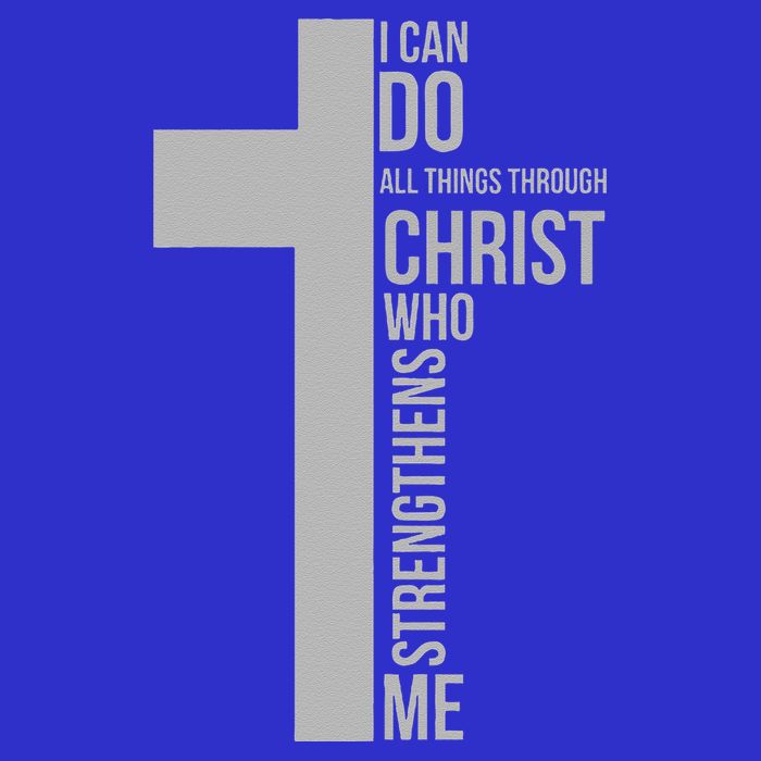 I Can Do All Things Through Christ Who Strengthens Me Cross Mesh Reversible Basketball Jersey Tank