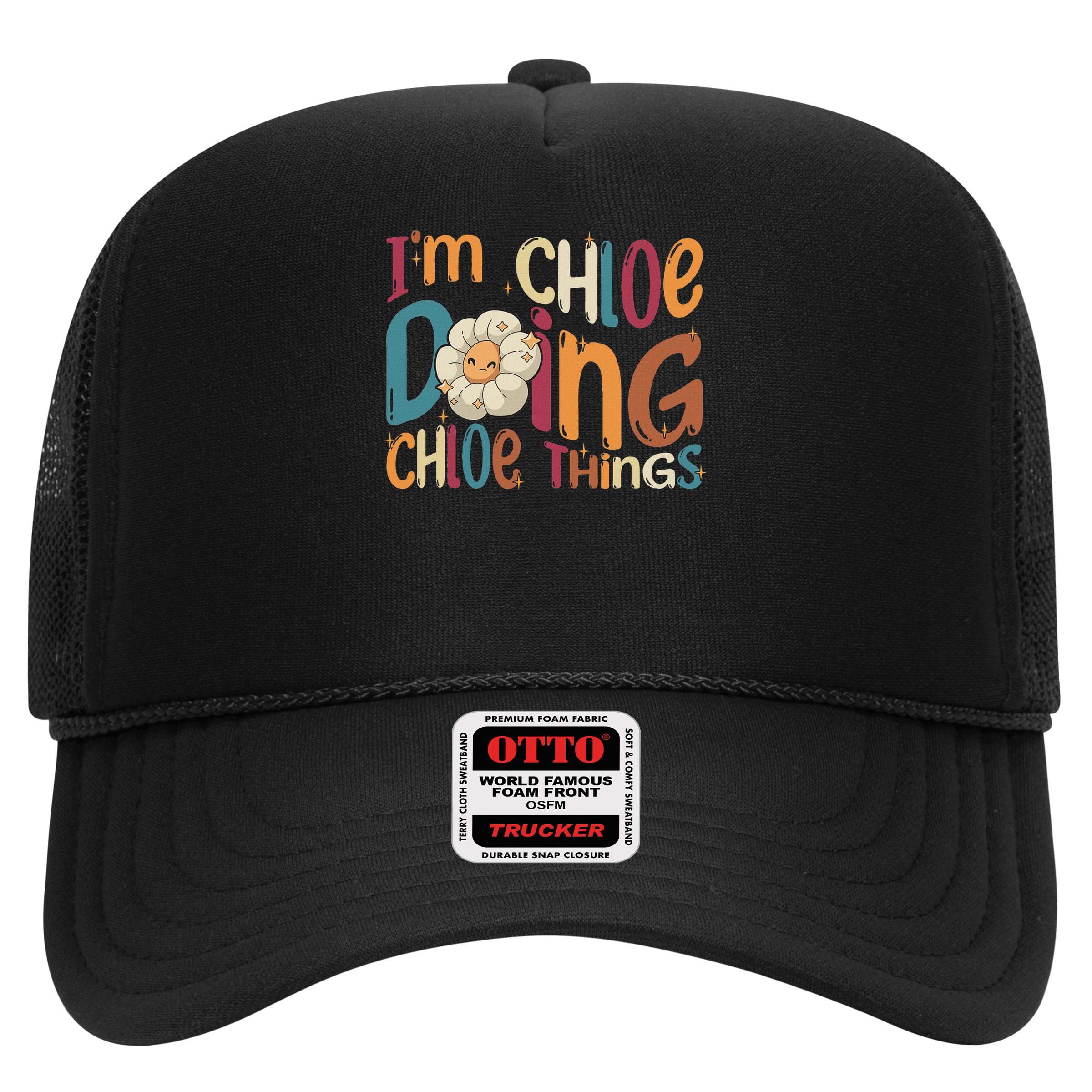 I'm Chloe Doing Chloe Things, Funny Groovy Retro Chloe Hat