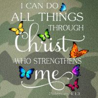 I Can Do All Things Through Christ Butterfly Art Religious Legacy Tie Dye Trucker Hat