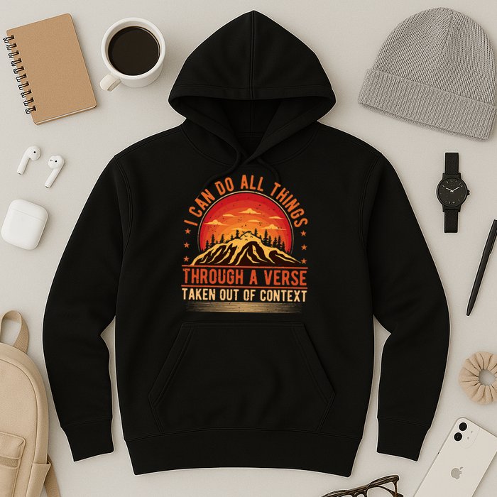 I Can Do All Things Through A Verse Taken Out Of Context Hoodie