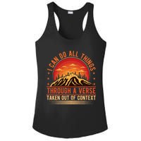I Can Do All Things Through A Verse Taken Out Of Context Ladies PosiCharge Competitor Racerback Tank