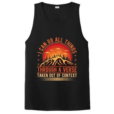 I Can Do All Things Through A Verse Taken Out Of Context PosiCharge Competitor Tank