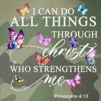 I Can Do All Things Through Christ Butterfly Art Religious TShirt Legacy Tie Dye Trucker Hat