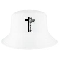 I Can Do All Things Through Christ Who Strengthens Me Cross Cool Comfort Performance Bucket Hat