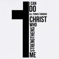 I Can Do All Things Through Christ Who Strengthens Me Cross Cool Comfort Performance Bucket Hat