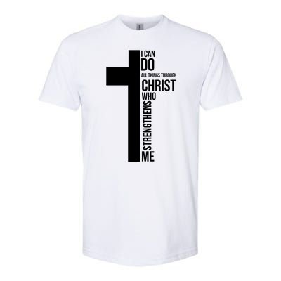 I Can Do All Things Through Christ Who Strengthens Me Cross Softstyle® CVC T-Shirt