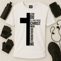 I Can Do All Things Through Christ Who Strengthens Me Cross Performance Shirt