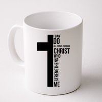 I Can Do All Things Through Christ Who Strengthens Me Cross Mug