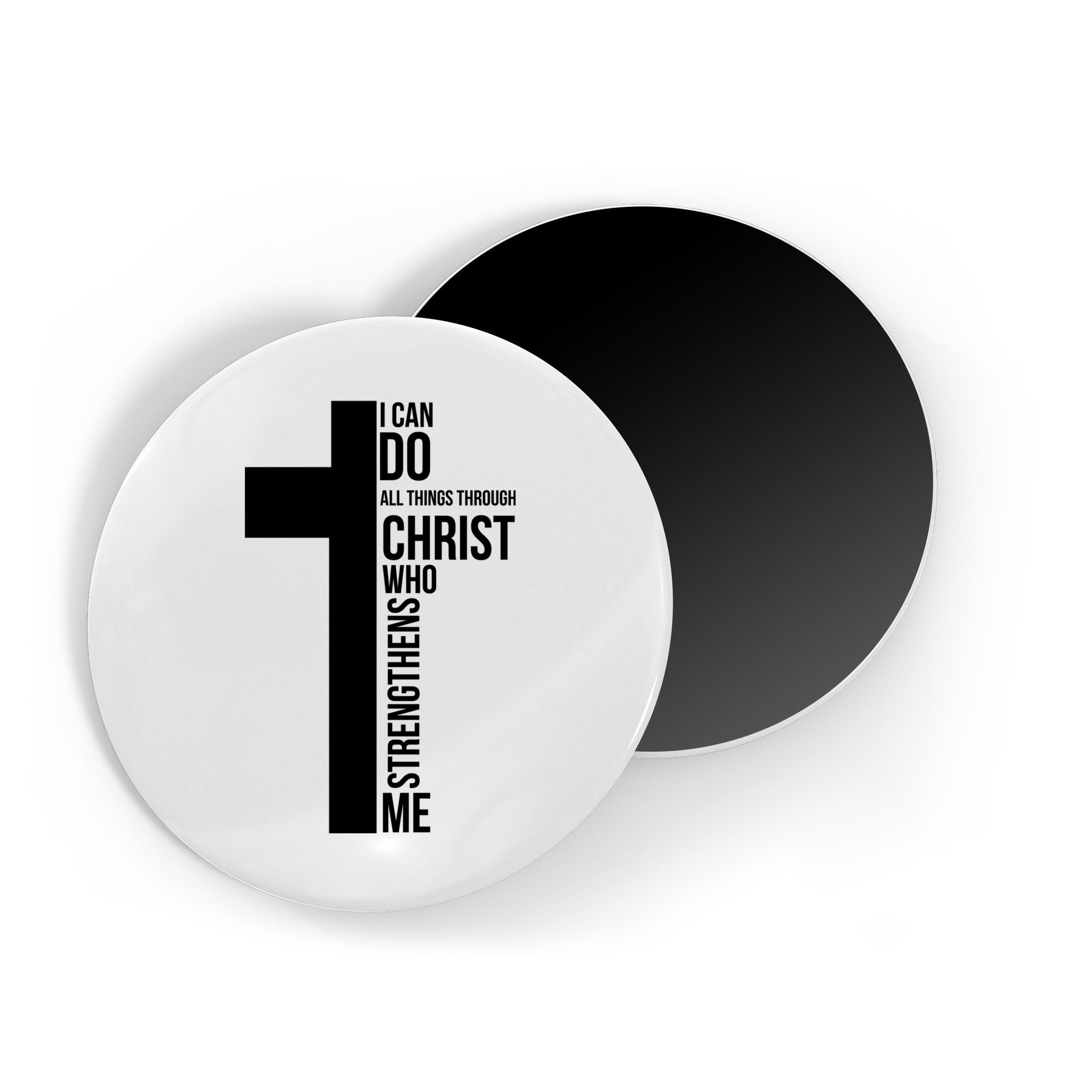 I Can Do All Things Through Christ Who Strengthens Me Cross Magnet