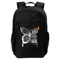 I Can Do All Things Through Christ Butterfly Art Religious Funny Gift Backpack