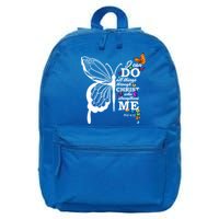 I Can Do All Things Through Christ Butterfly Art Religious Funny Gift 16 in Basic Backpack
