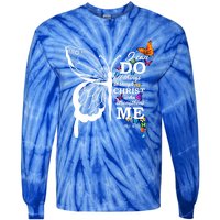 I Can Do All Things Through Christ Butterfly Art Religious Funny Gift Tie-Dye Long Sleeve Shirt