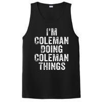 I'm Coleman Doing Coleman Things Personalized Name PosiCharge Competitor Tank