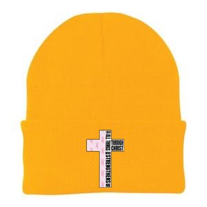 I Can Do All Things Through Christ Who Strengthens Dancer Knit Cap Winter Beanie