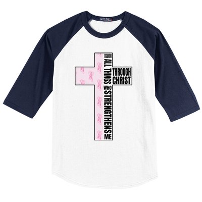 I Can Do All Things Through Christ Who Strengthens Dancer Baseball Sleeve Shirt