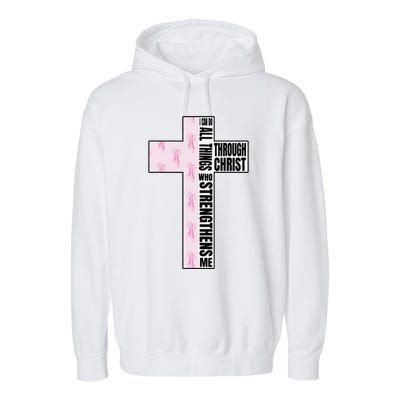 I Can Do All Things Through Christ Who Strengthens Dancer Garment-Dyed Fleece Hoodie