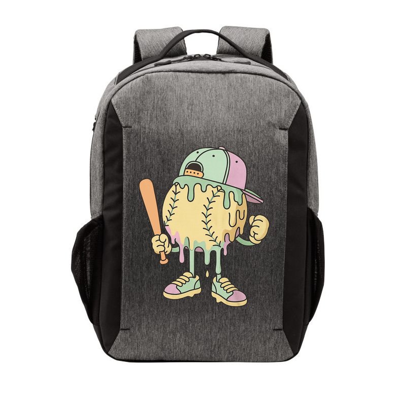 Ice Cream Drip Baseball Spots Retro Vector Backpack