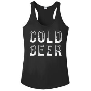 Ice Cold Beer Ladies PosiCharge Competitor Racerback Tank