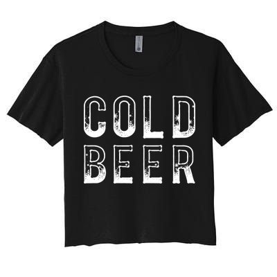 Ice Cold Beer Crop Top