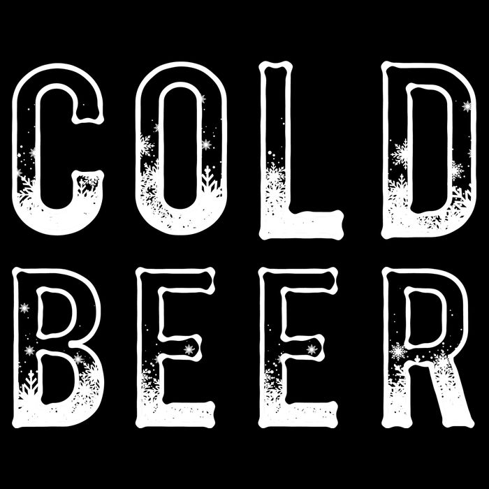 Ice Cold Beer Cropped Pullover Crew