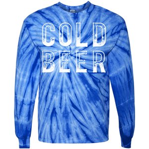 Ice Cold Beer Tie-Dye Long Sleeve Shirt