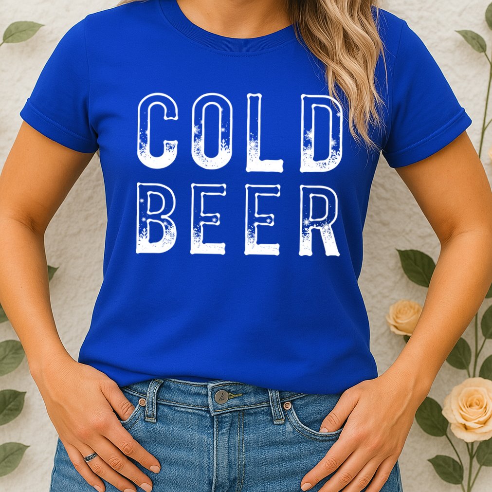 Ice Cold Beer Womens T-Shirt