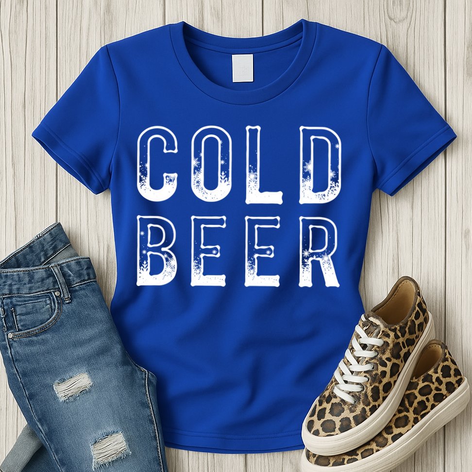 Ice Cold Beer Womens T-Shirt